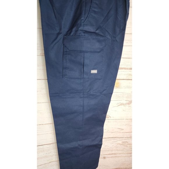 Soft Twill By UniFirst Cotton/Polyester 42x32 Draka USA Fiber Navy Blue Pants - Picture 9 of 12